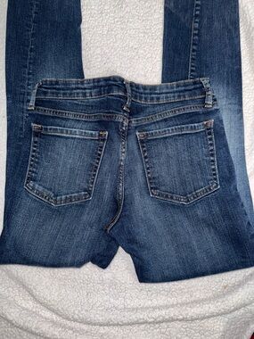 Gap Skinny Roll Up Jeans Womens 2/26R (26x27) Medium Wash Stretch